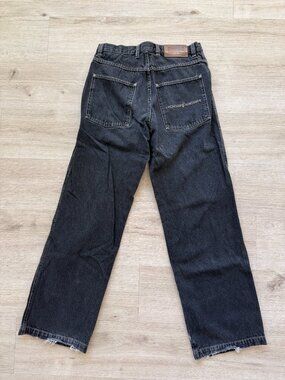 Rocawear Jeans Mens 34 Black Washed Denim Baggy Skater Y2K Hip Hop